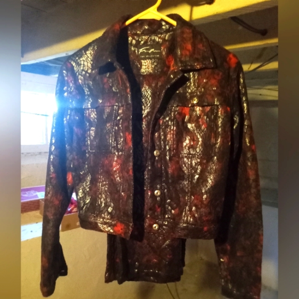 Faux snake skin